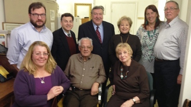 Some Republican Leaders attending the meeting: (sitting) from L-R Lucretia Regina-Potter, Jack Benton, Catherine Fox. (Standing) from L-R: William Davidson, Stephen Maresca, Arnaldo Ferraro, Phyllis Carbo, Veronica, and John Pawson. Not in the picture, but represented by proxies, are Ronald D’Angelo, Michael Di Meglio, Elizabeth Tenner, and Jeffrey Ferretti. 