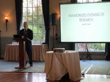 Dr. Kenneth Gibbs, opening the 4th Annual Evening of Research