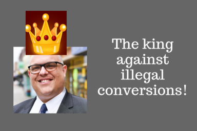 The king against illegal conversions