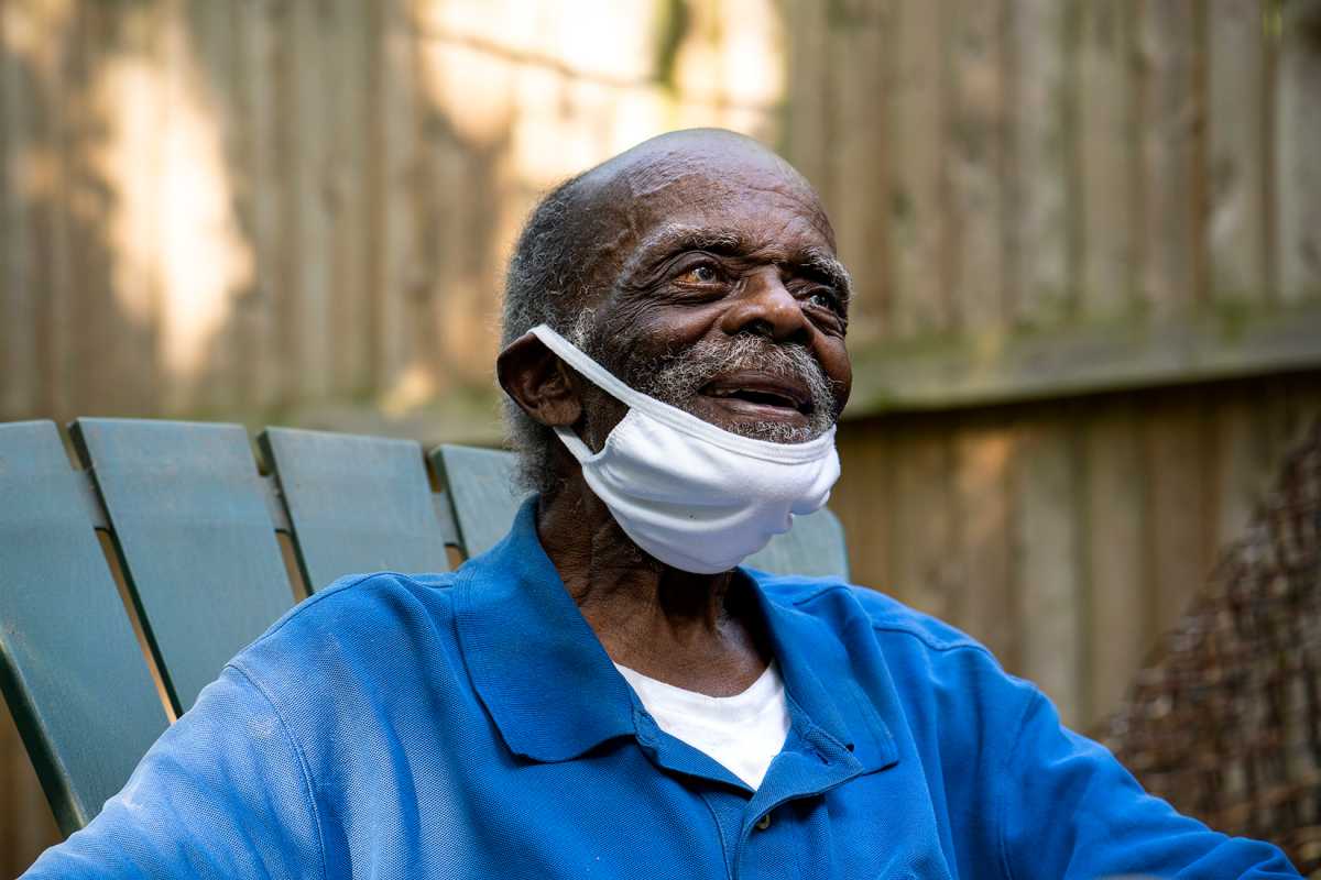 A World War II veteran Mr. James A. Been who's turning a centenarian on July 19th. (Photo by Tsubasa Berg)