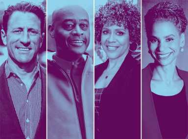 2021 Mayoral candidates L-R: Zach Iscol (Photo source: Zach Iscol for New York), Ray McGuire (Photo source: Ray McGuire for Mayor), Dianne Morales (Photo source: Dianne for NYC), Maya Wiley (Photo source: Maya for Mayor)