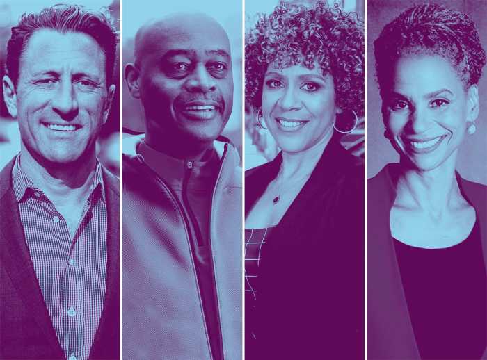 2021 Mayoral candidates L-R: Zach Iscol (Photo source: Zach Iscol for New York), Ray McGuire (Photo source: Ray McGuire for Mayor), Dianne Morales (Photo source: Dianne for NYC), Maya Wiley (Photo source: Maya for Mayor)