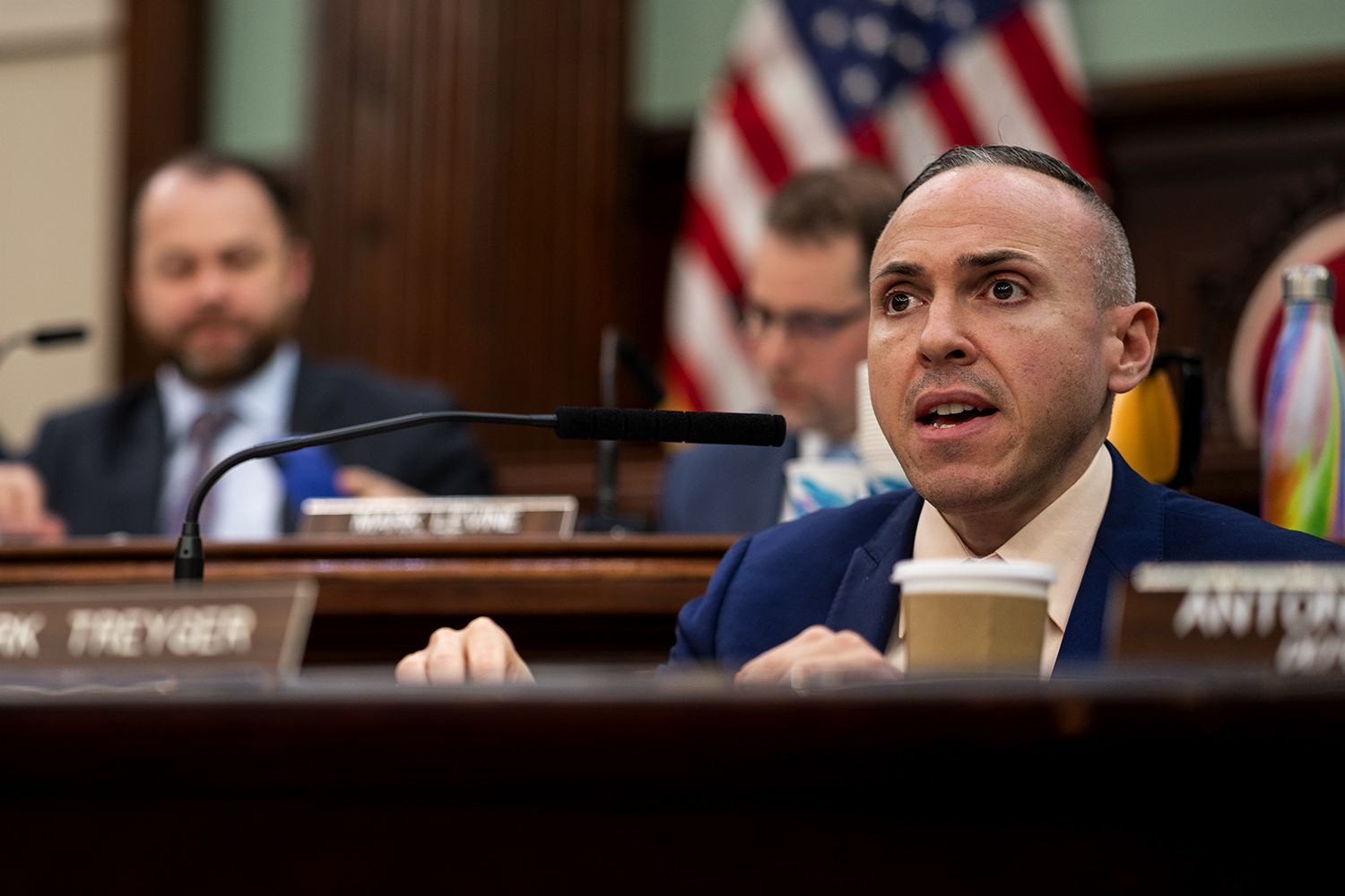 City Council Member Mark Treyger, Committee Chair on Education (Right). Photo by Tsubasa Berg