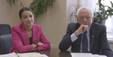 AOC Bernie Sanders
