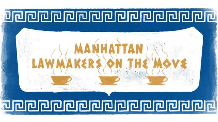 Manhattan Lawmakers on the Move bannner