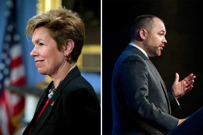Loree Sutton profile photo next to Corey Johnson profile