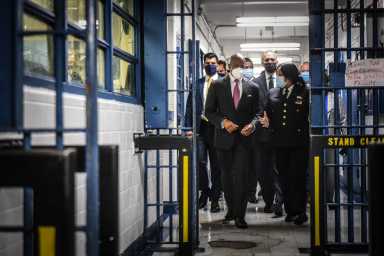 Mayor Adams visits Rikers Island